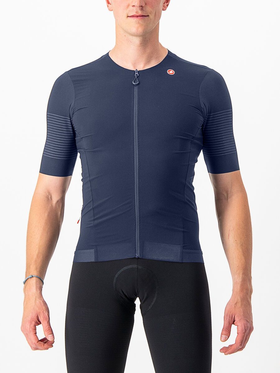 Castelli Premio Black Jersey, belgian blue - Bild 2