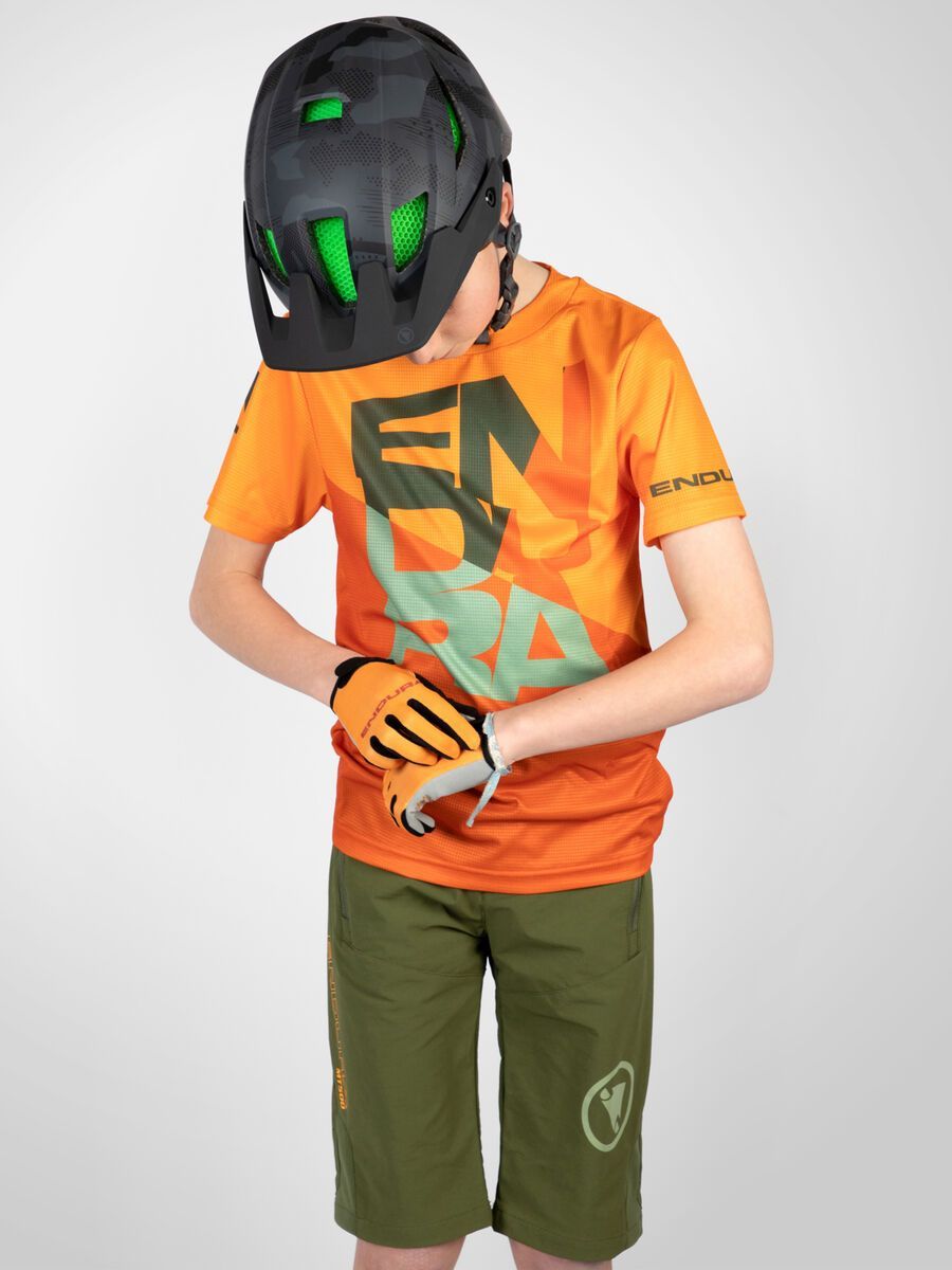 Endura Kinder SingleTrack Core T-Shirt, mandarine - Bild 7