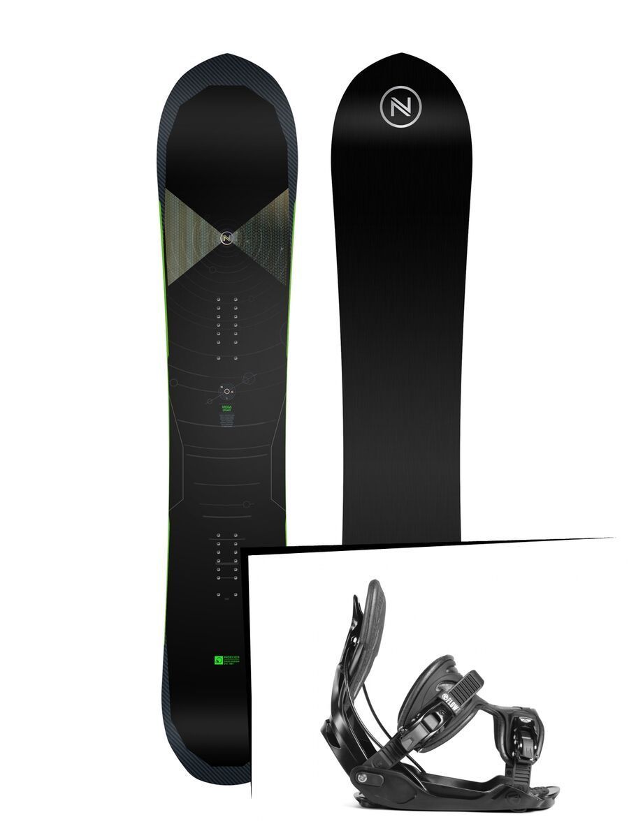 Set: Nidecker Megalight 2019 + Flow Alpha (2226572S) - Bild 1