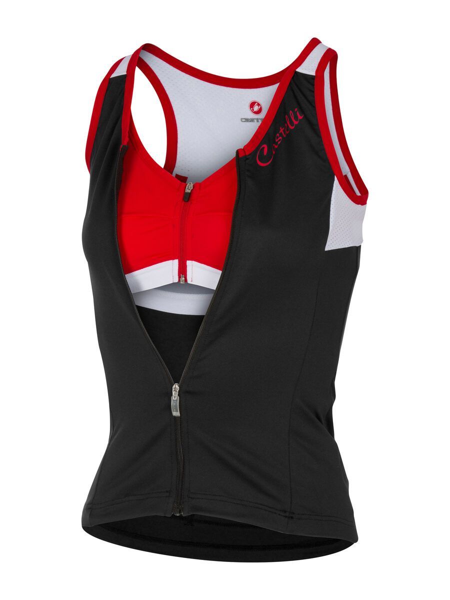 Castelli Solare Top, black/white/red - Bild 2