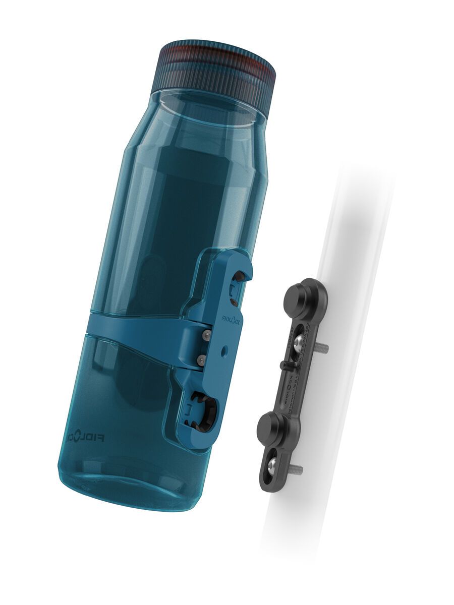 Fidlock Twist Bottle 700 Life + Bike Base, trans. dark blue - Bild 1
