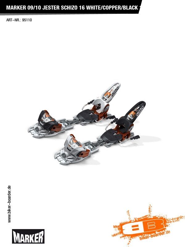 Marker Jester Schizo 16, White/Copper/Black - Bild 1