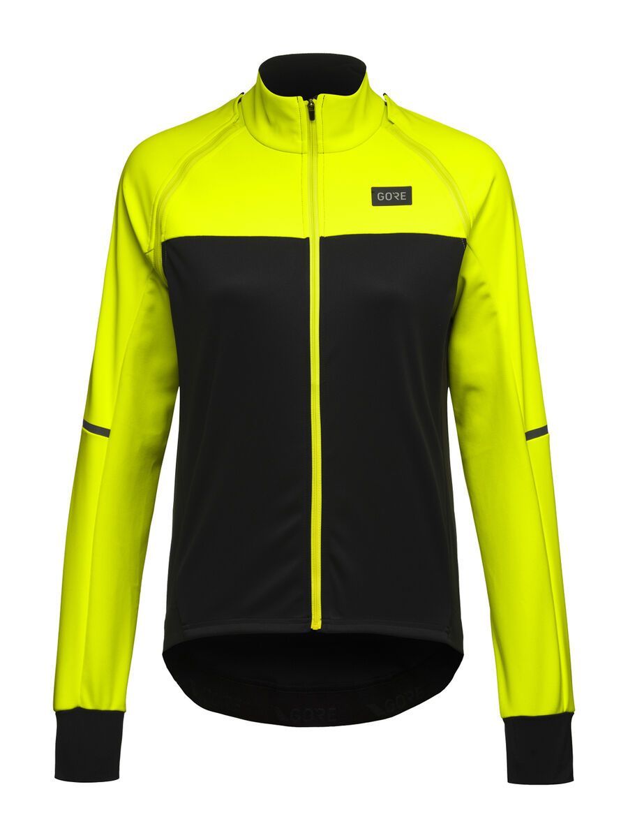 GOREWEAR Phantom Windstopper Jacke Damen, black/neon yellow - Bild 1