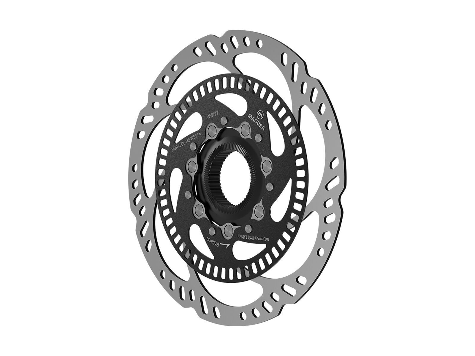 Magura MDR-C CL Center Lock - 180 mm (WSS 58) - Bild 1