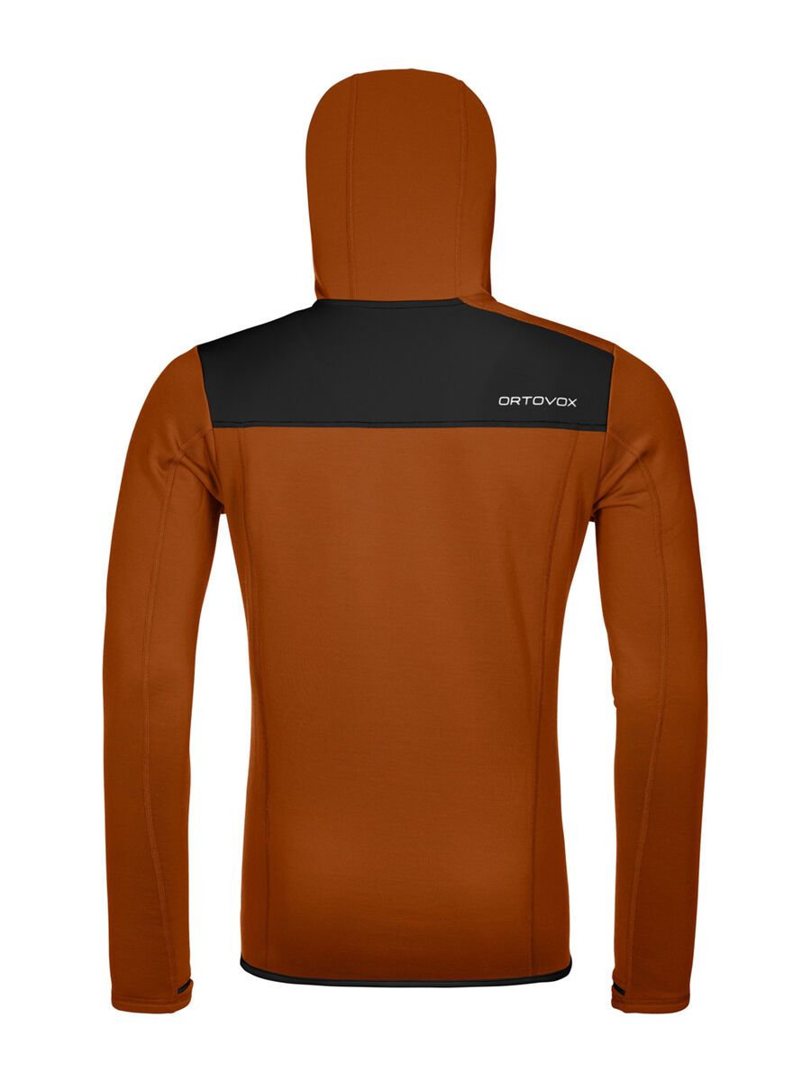 Ortovox Merino Fleece Hoody M, bristle brown - Bild 2