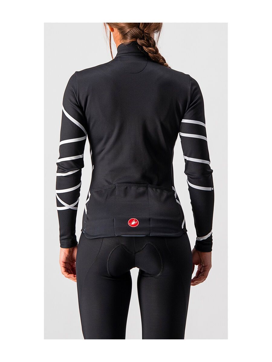 Castelli Diagonal Jersey FZ, light black/silver gray - Bild 4