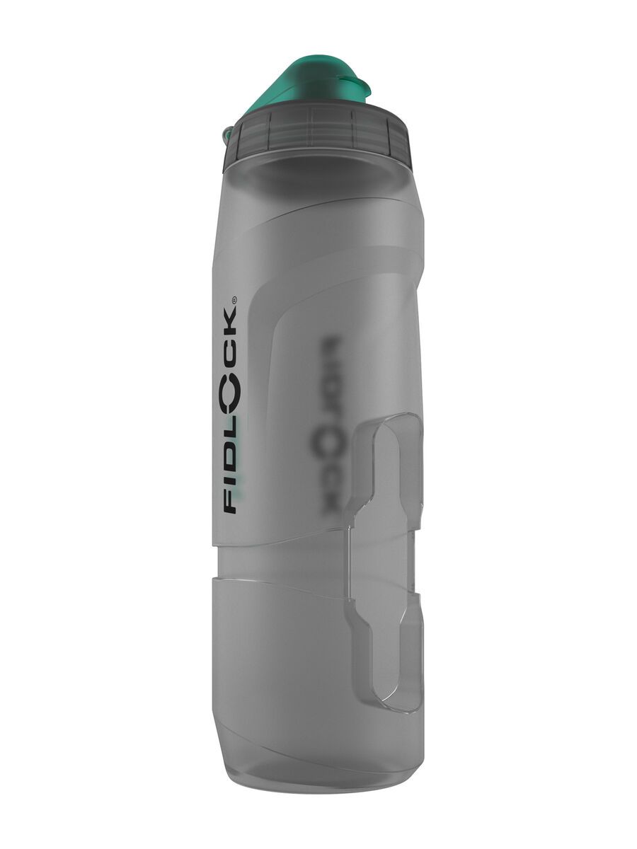 Fidlock Twist Replacement Bottle 800 Antibacterial, transparent black/light green - Bild 1