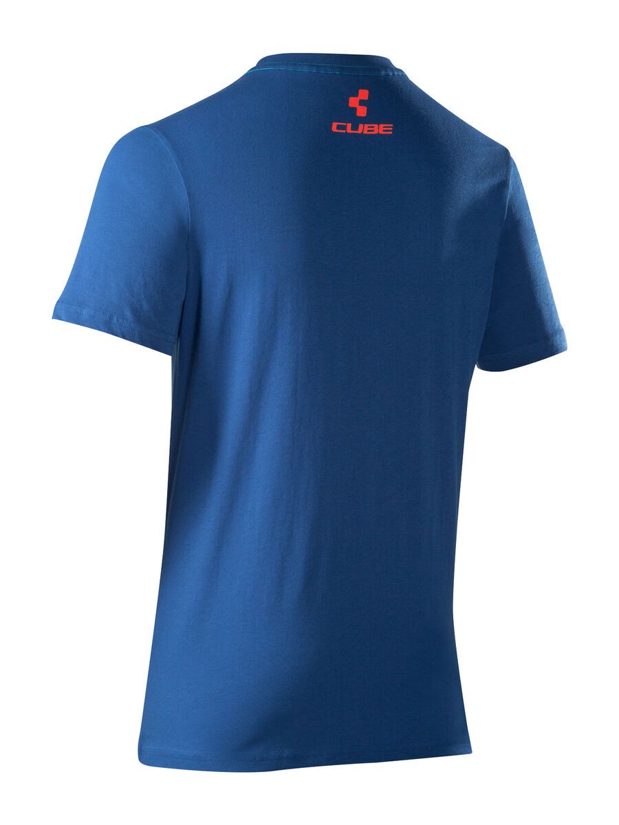 Cube T-Shirt Fichtelmountains, dark blue´n´red - Bild 2