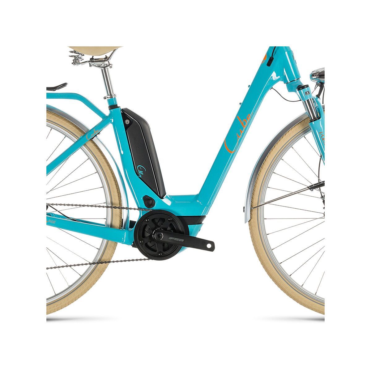 Cube Elly Ride Hybrid 500, aqua´n´orange - Bild 3