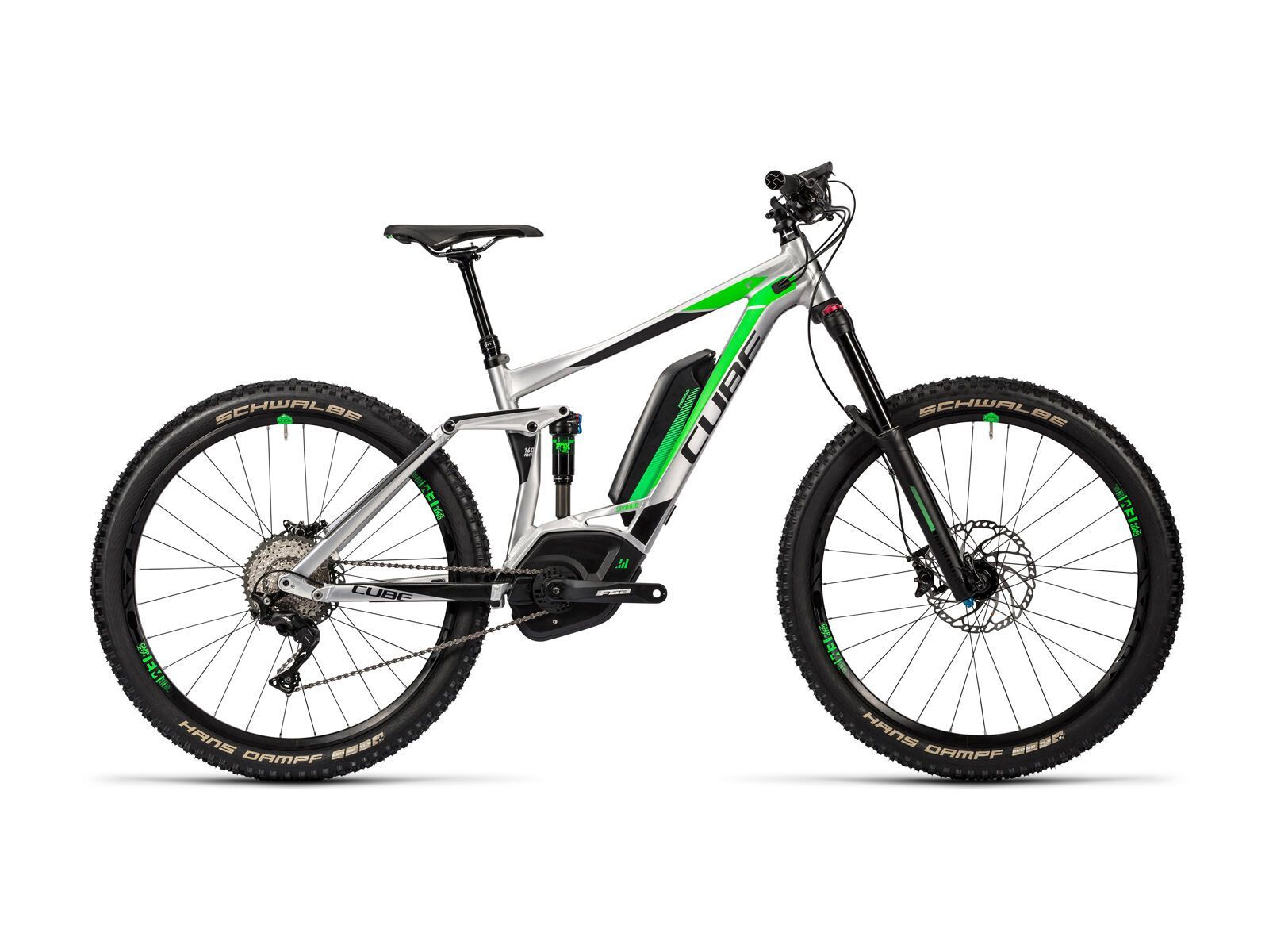 Cube Stereo Hybrid 160 HPA Race 500 Nyon 27.5, metal´n´green - Bild 1
