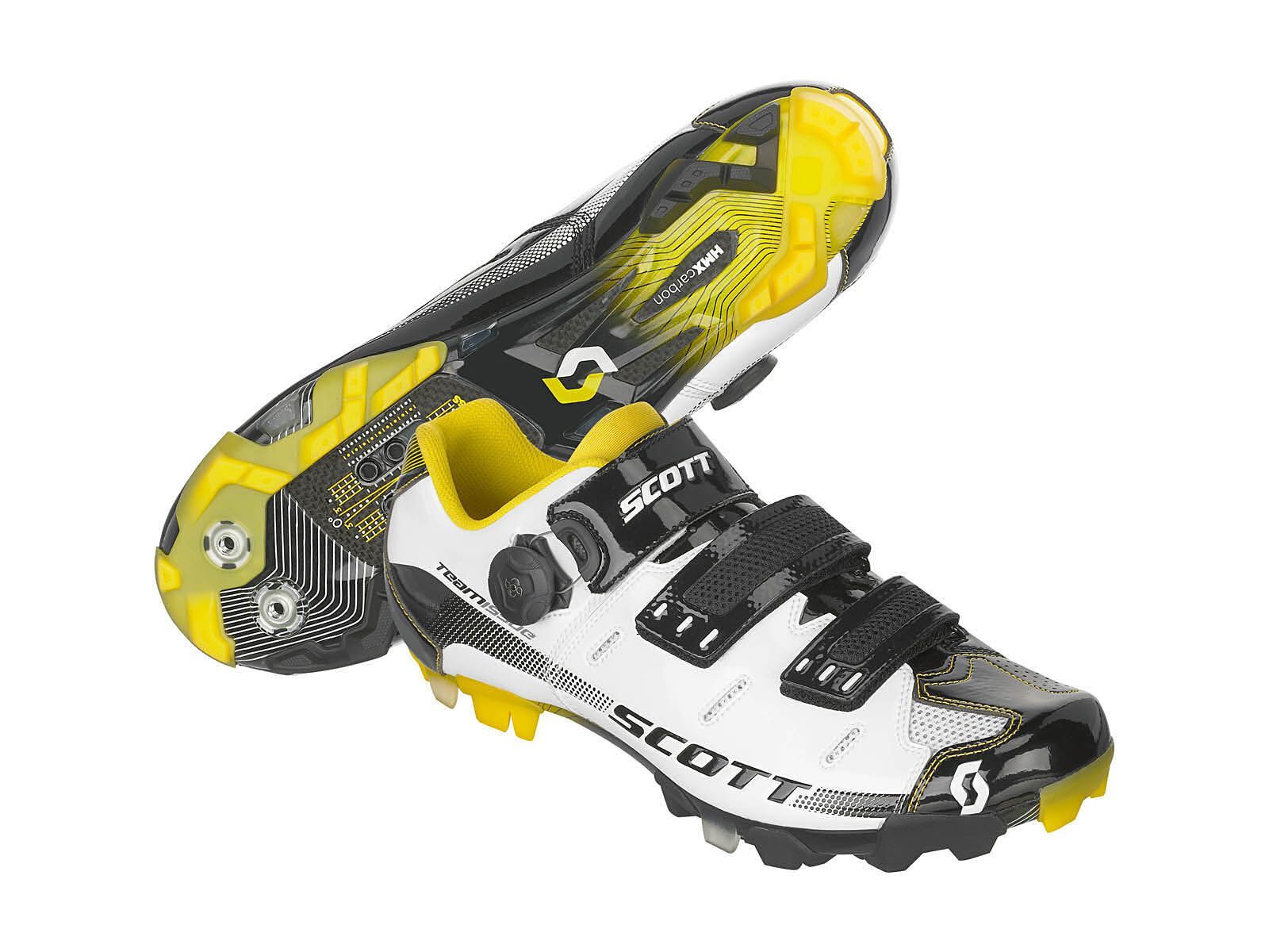Scott MTB Team Issue Shoe, white/black gloss - Bild 1