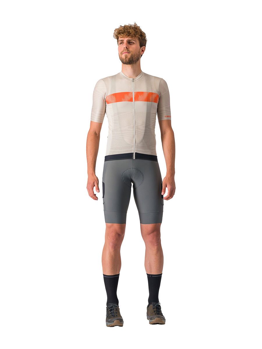 Castelli Unlimited Endurance Jersey, silver moon/orange rust - Bild 8