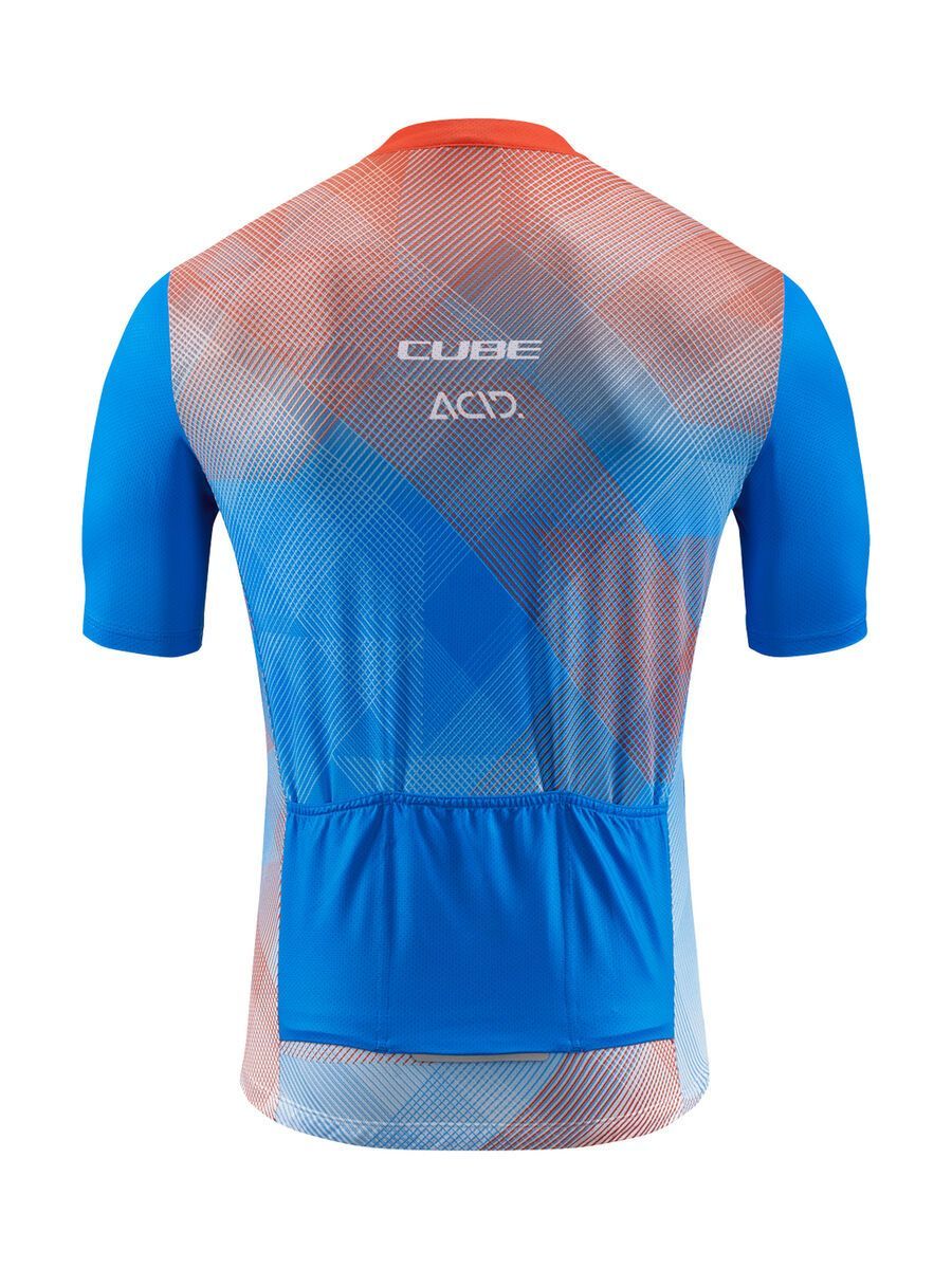 Cube Teamline Trikot CMPT kurzarm, white´n´blue´n´red - Bild 2