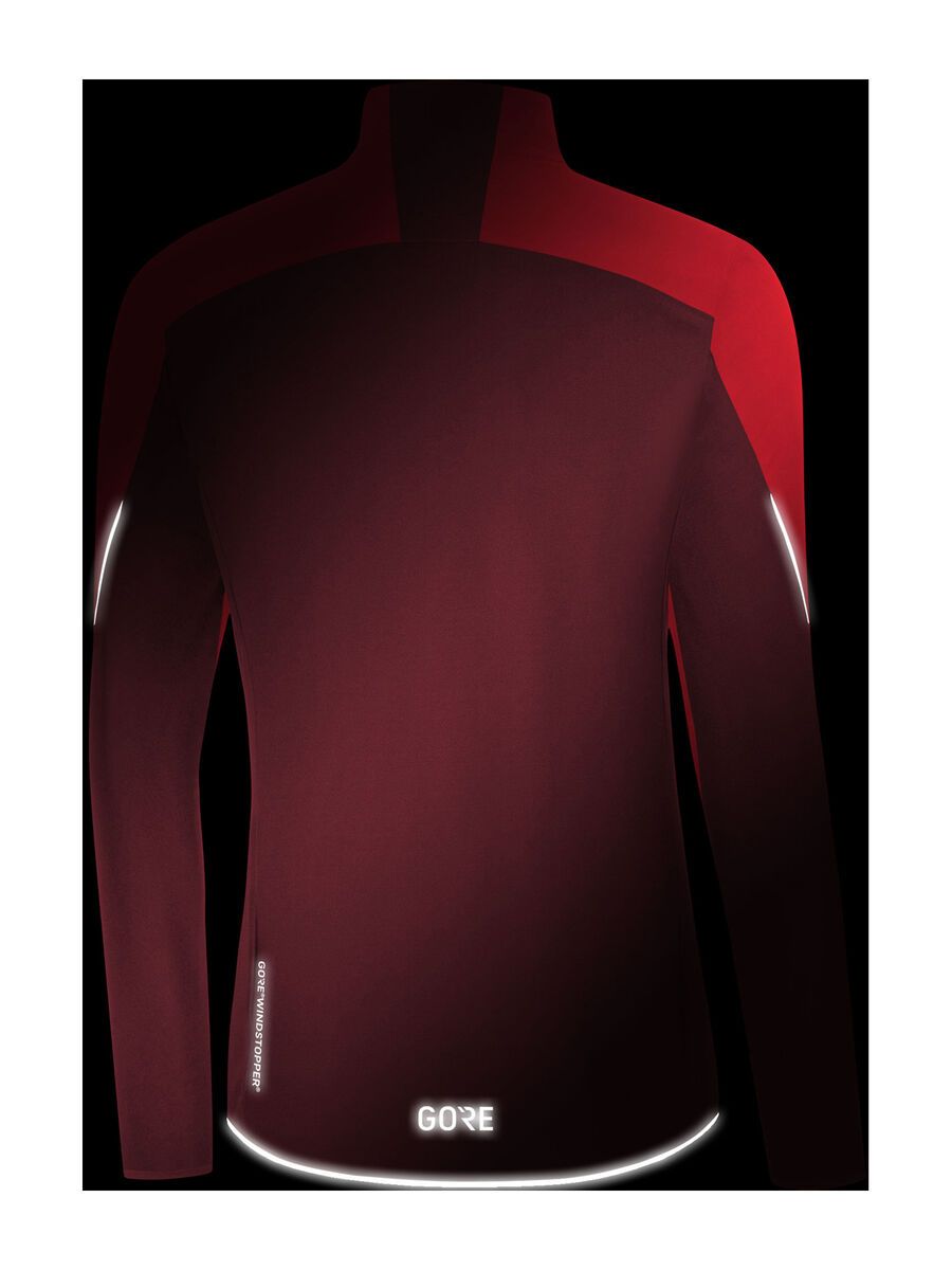 GOREWEAR C5 Gore Windstopper Isolierte Jacke, red/chestnut red - Bild 5