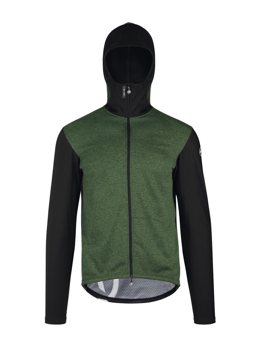 Assos Trail Spring Fall Hooded Jacket, mugo green - Bild 1