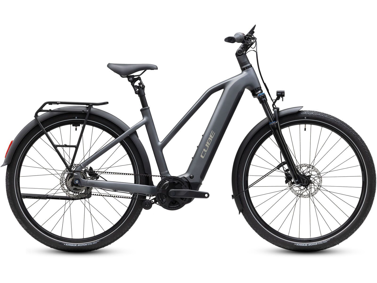 Cube Touring Hybrid Deluxe SLX 800 Trapeze, slabgrey´n´chrome - Bild 1