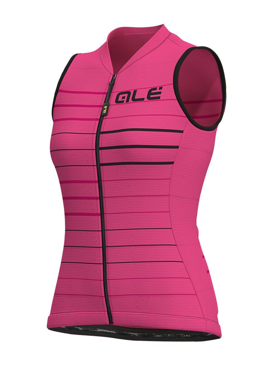 Ale Ergo Lady S/Less Jersey, fluo pink - Bild 1