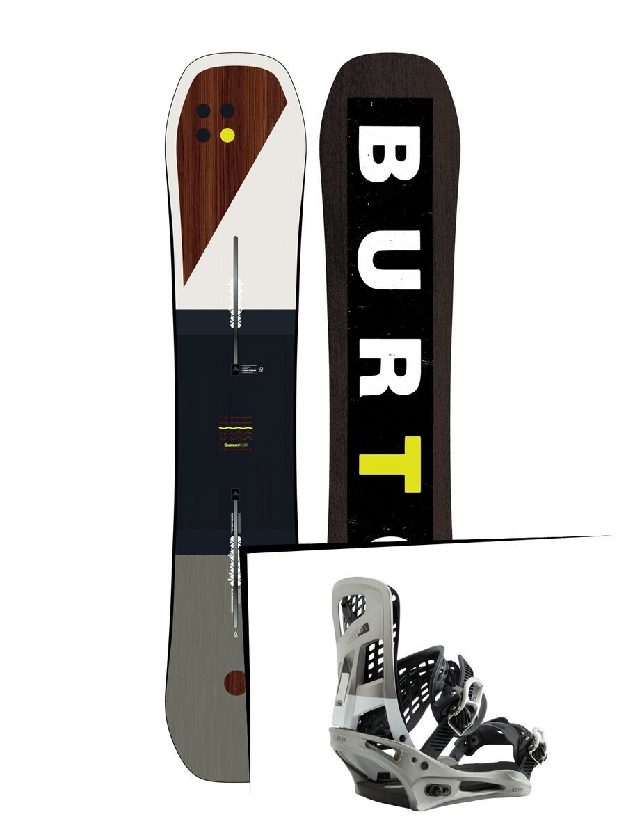Set: Burton Custom Flying V 2019 +  Genesis (2218327S) - Bild 1