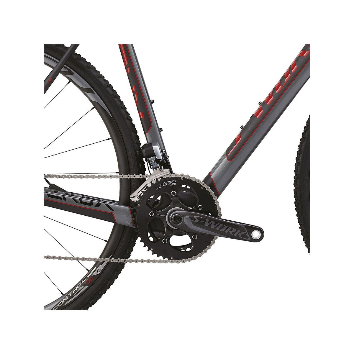 Specialized S-Works Crux DI2, Satin/Gloss/Carbon/Red/Charcoal - Bild 3