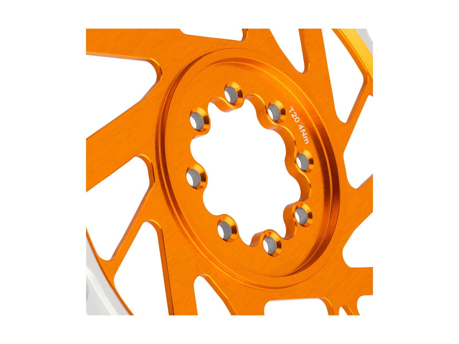 Burgtec 3 mm Offset Thick Thin Chainring SRAM 8-Bolt, iron bro orange - Bild 11