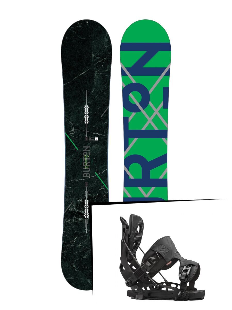 Set: Burton Custom X Flying V 2017 + Flow NX2 (1513115S) - Bild 1
