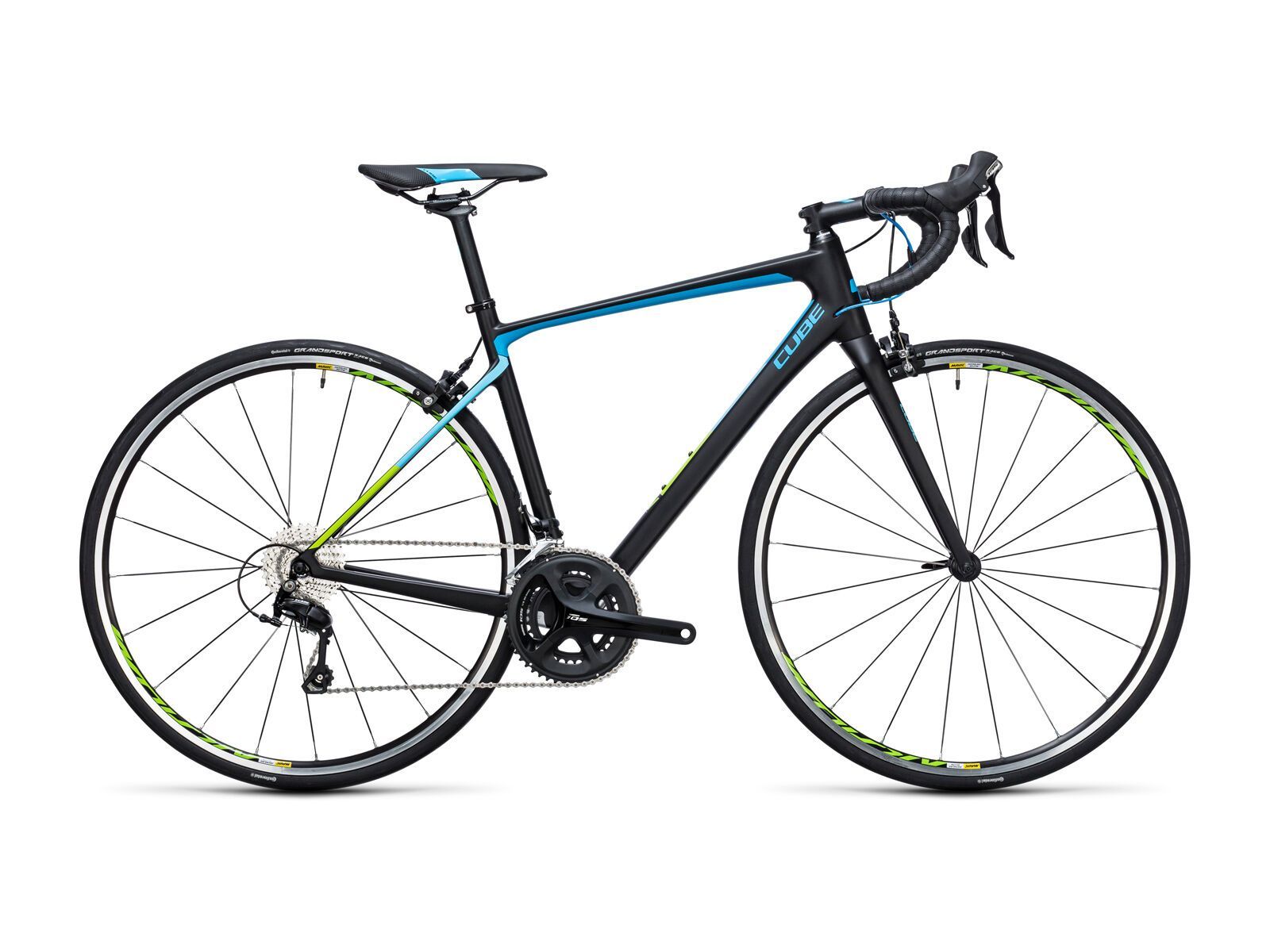 Cube Axial WLS GTC Pro, carbon´n´blue - Bild 1