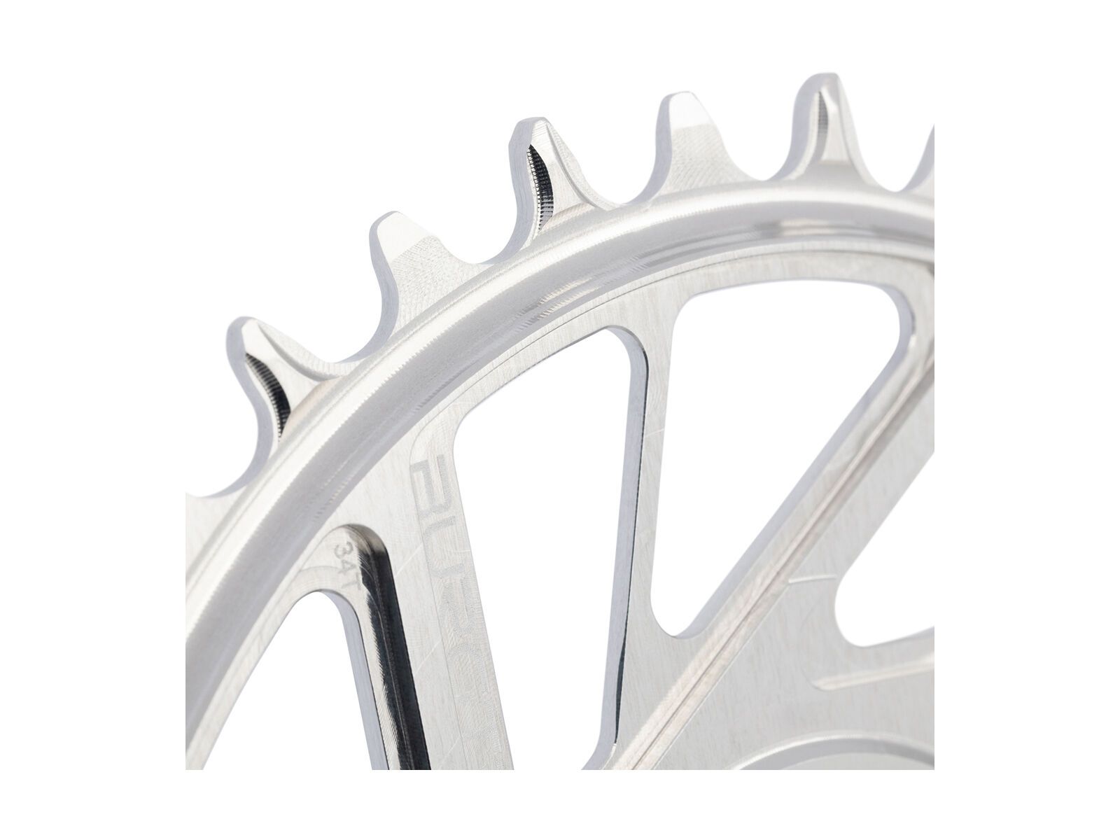 Burgtec 3 mm Offset Thick Thin Chainring SRAM 8-Bolt, rhodium silver - Bild 16