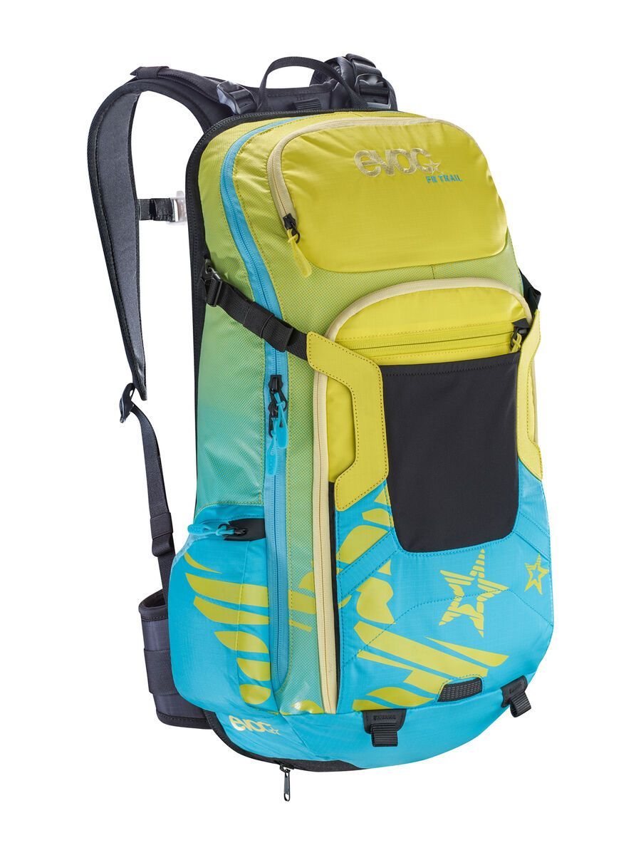 Evoc FR Trail Women, sulfur/neon blue - Bild 1