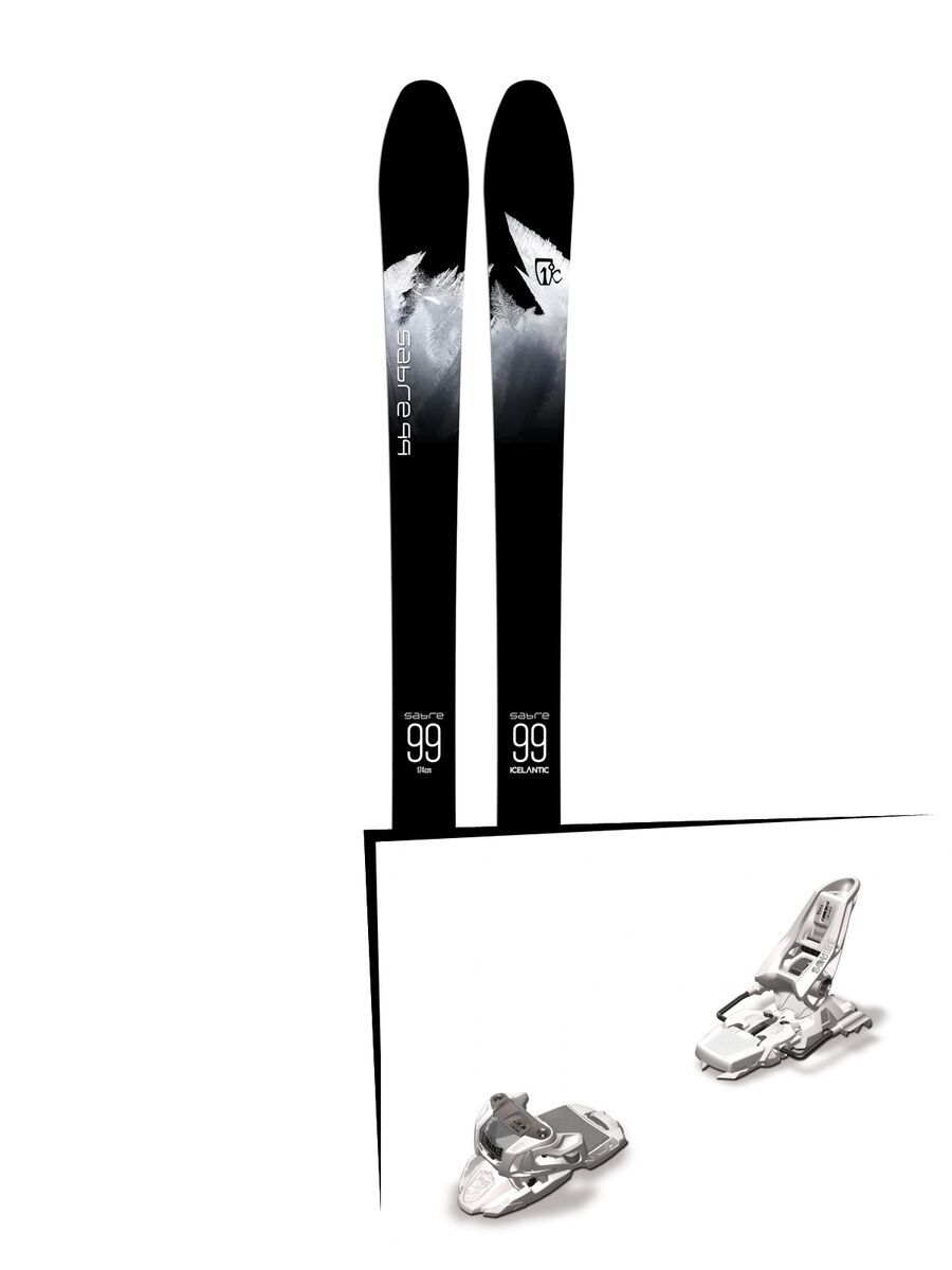 Set: Icelantic Sabre 99 2018 + Marker Squire 11 white - Bild 1