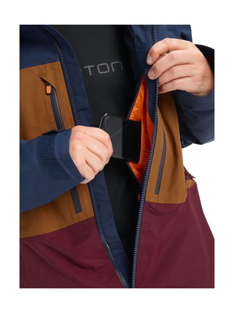 Burton [ak] 2L Gore-Tex Swash Jacket, dress blue/monks robe/port royal - Bild 9