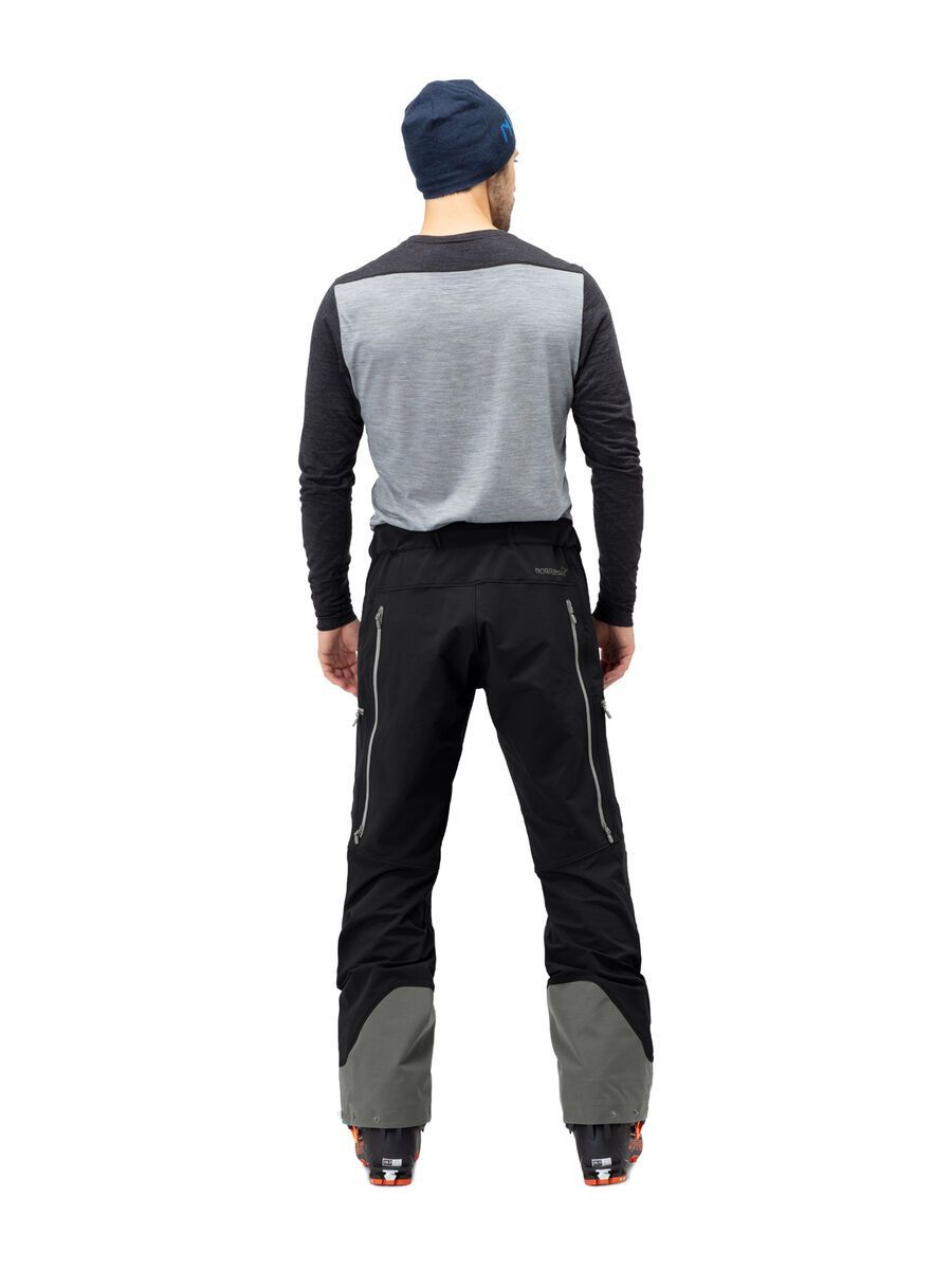 Norrona lyngen flex1 Pants M's, caviar/castor grey - Bild 4