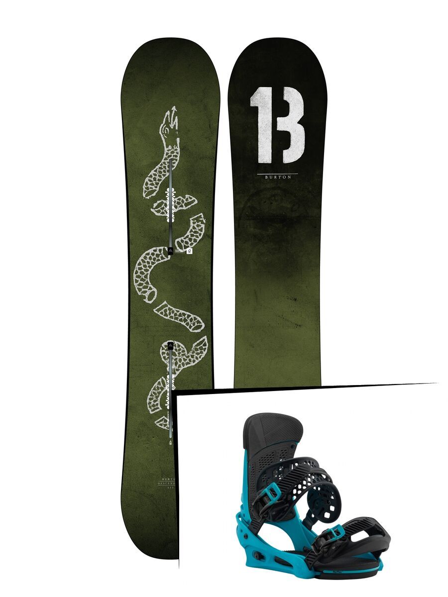 Set: Burton Descendant 2019 + Burton Malavita tealest - Bild 1
