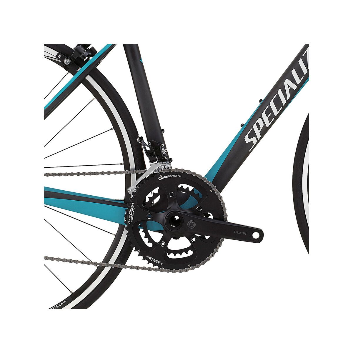 Specialized Amira SL4 Elite CEN, satin carbon/turquoise/white - Bild 3