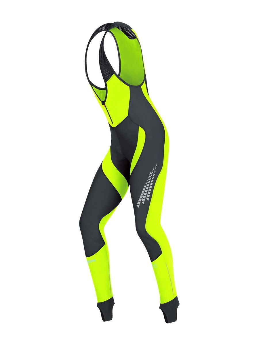 Gore Bike Wear Xenon 2.0 Windstopper SO Bibtights+, black neon yellow - Bild 1