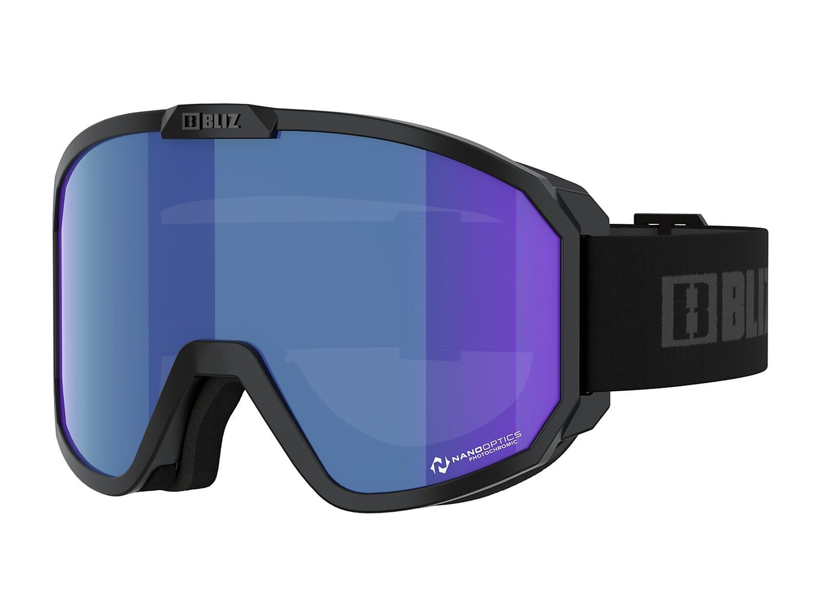 Bliz Rave, NanoOptics Photocromic Orange/Blue Multi / matt black - Bild 1