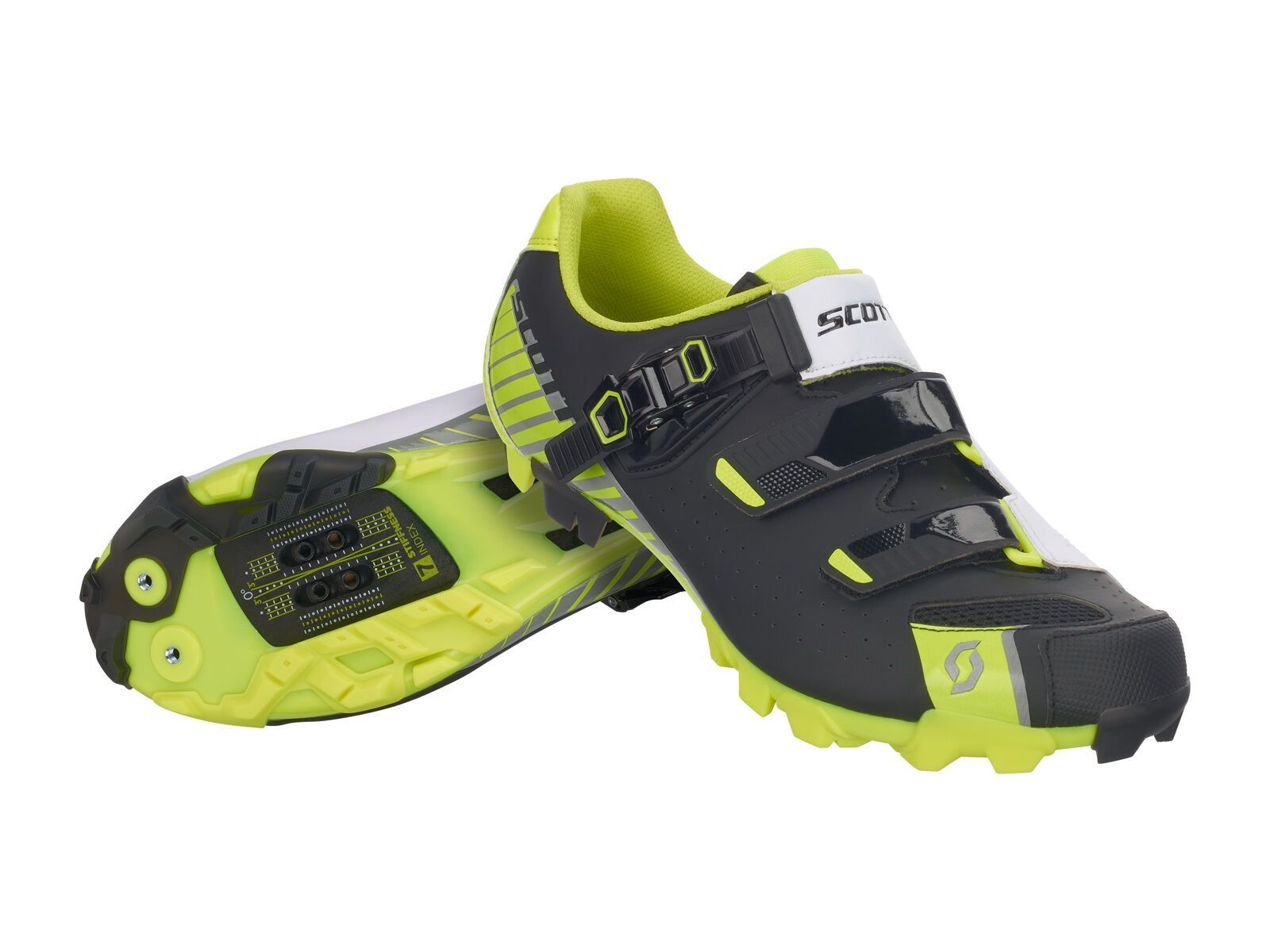 Scott MTB Pro Shoe, matt black/ gloss yellow - Bild 1