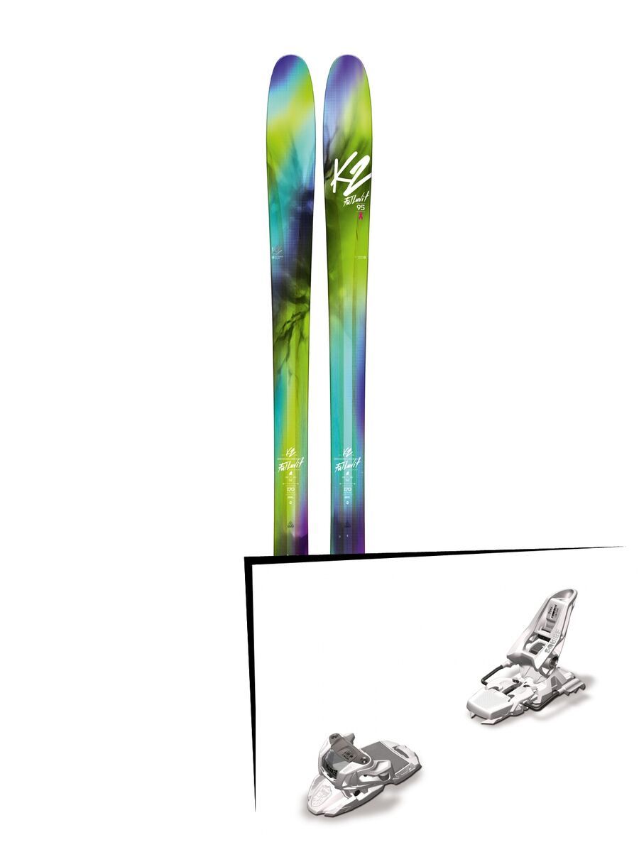 Set: K2 SKI FulLUVit 95Ti 2018 + Marker Squire 11 white - Bild 1