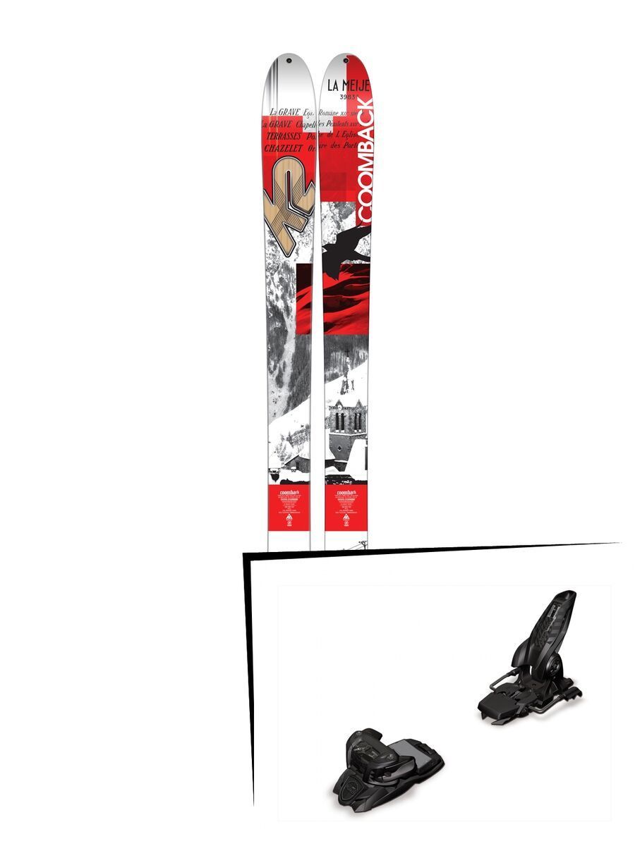 K2 SKI Set: Coomback 104 2016 + Marker Jester 16 - Bild 1