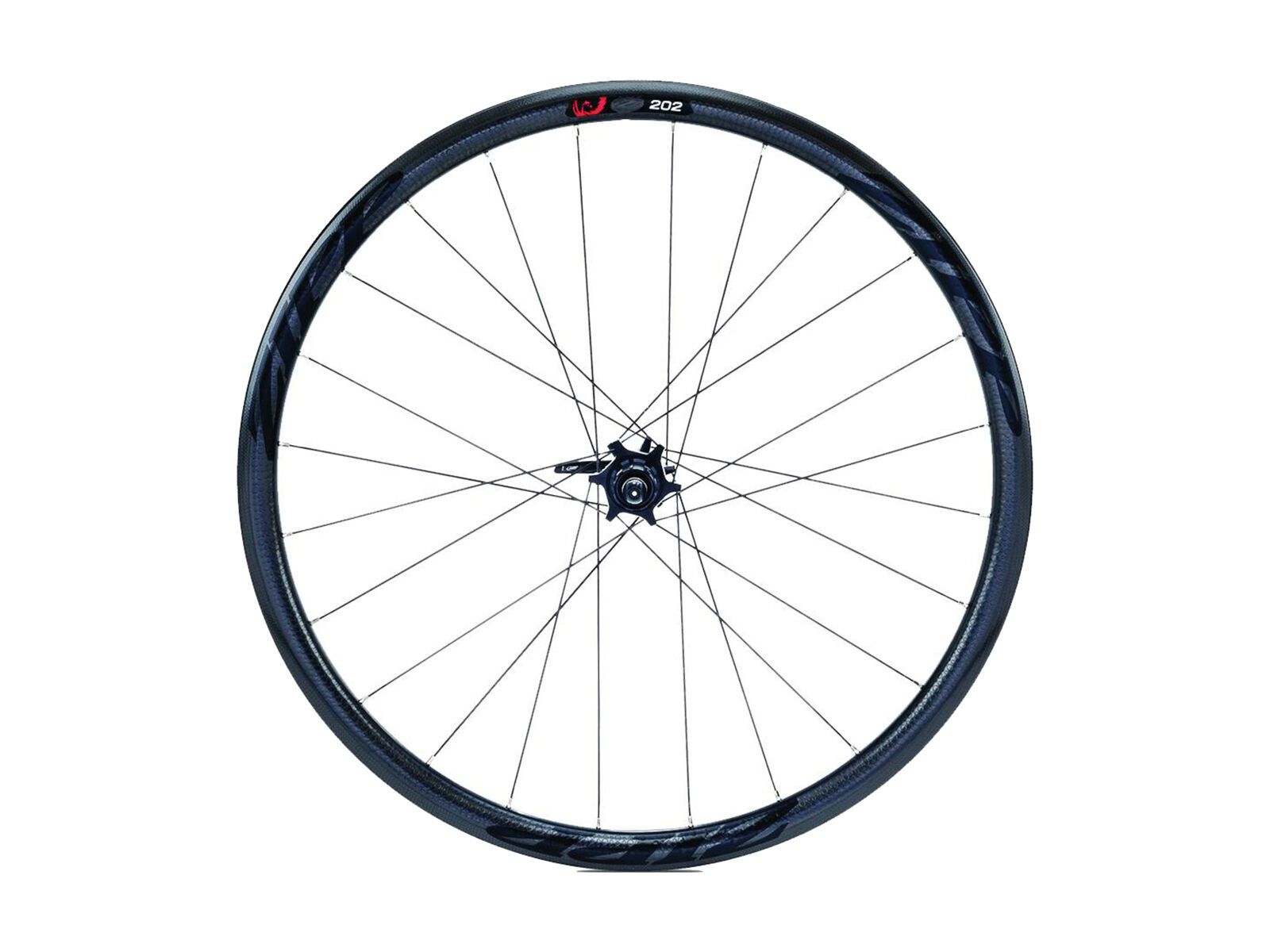 Zipp 202 Firecrest Carbon Clincher, schwarz / schwarze Aufkleber - Bild 2