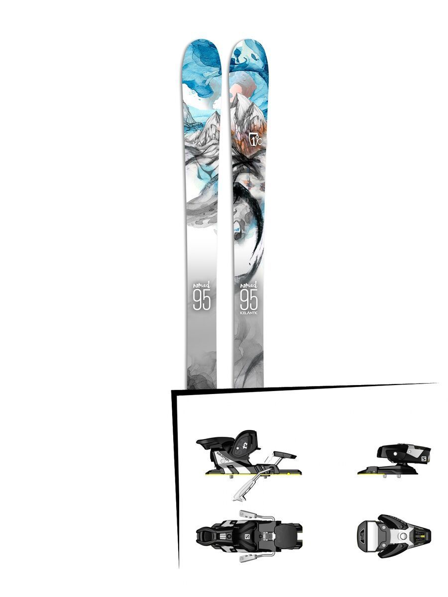 Set: Icelantic Nomad 2017 + Salomon STH2 WTR 13 (1456104) - Bild 1