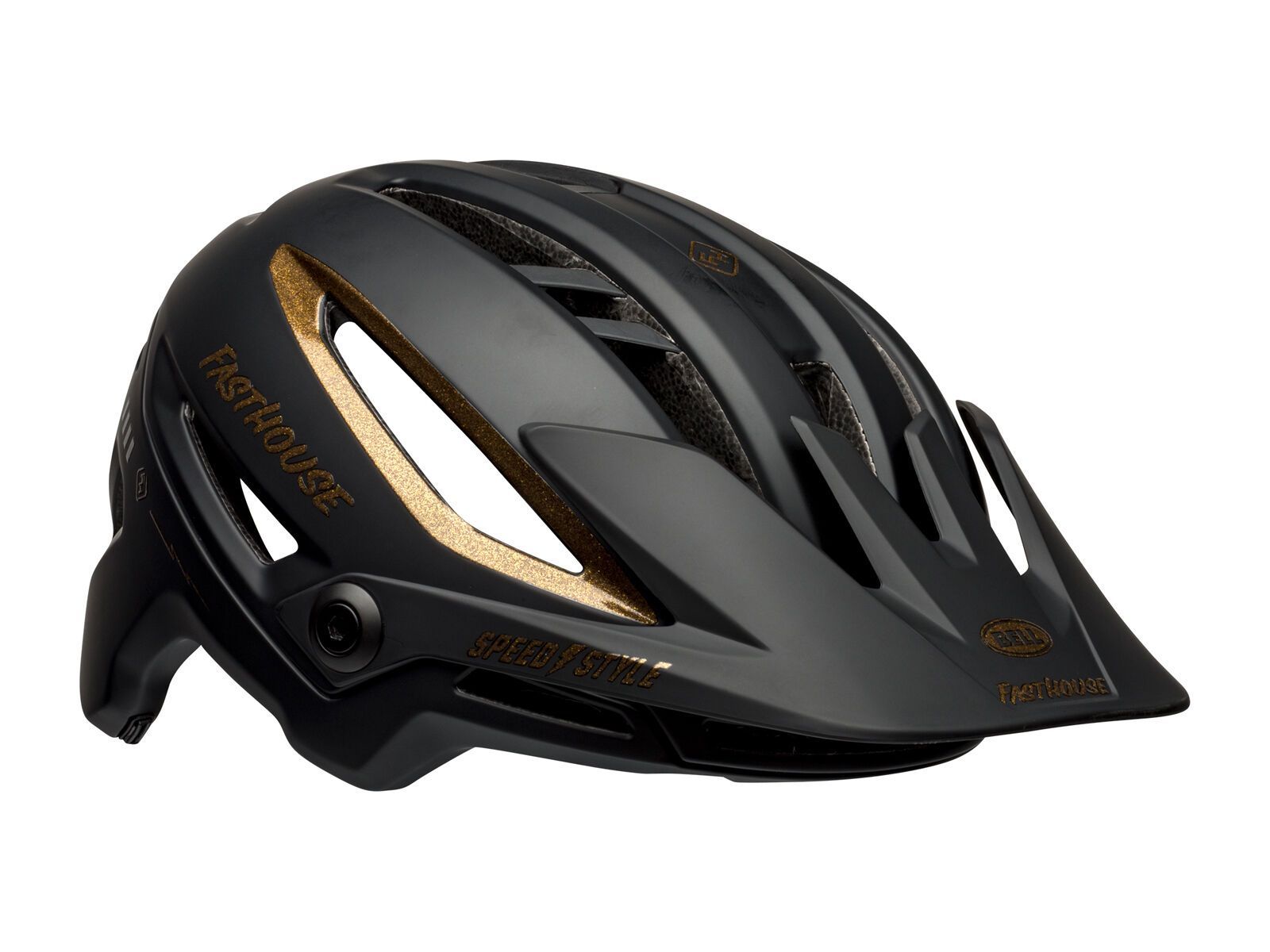 Bell Sixer MIPS Fasthouse, matte/gloss black/gold - Bild 3