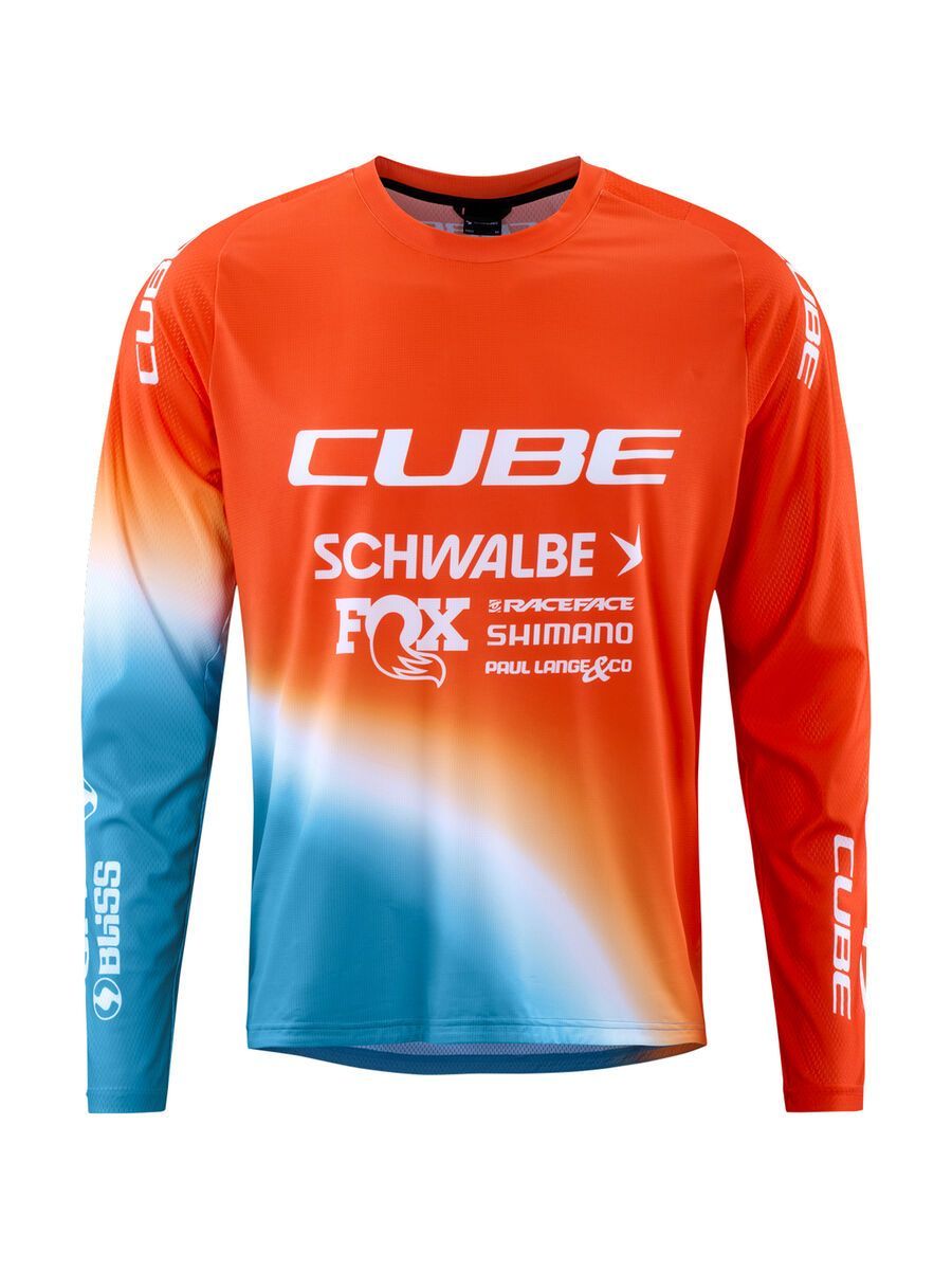 Cube MTB Trikot X Factory Racing langarm, black´n´white - Bild 1