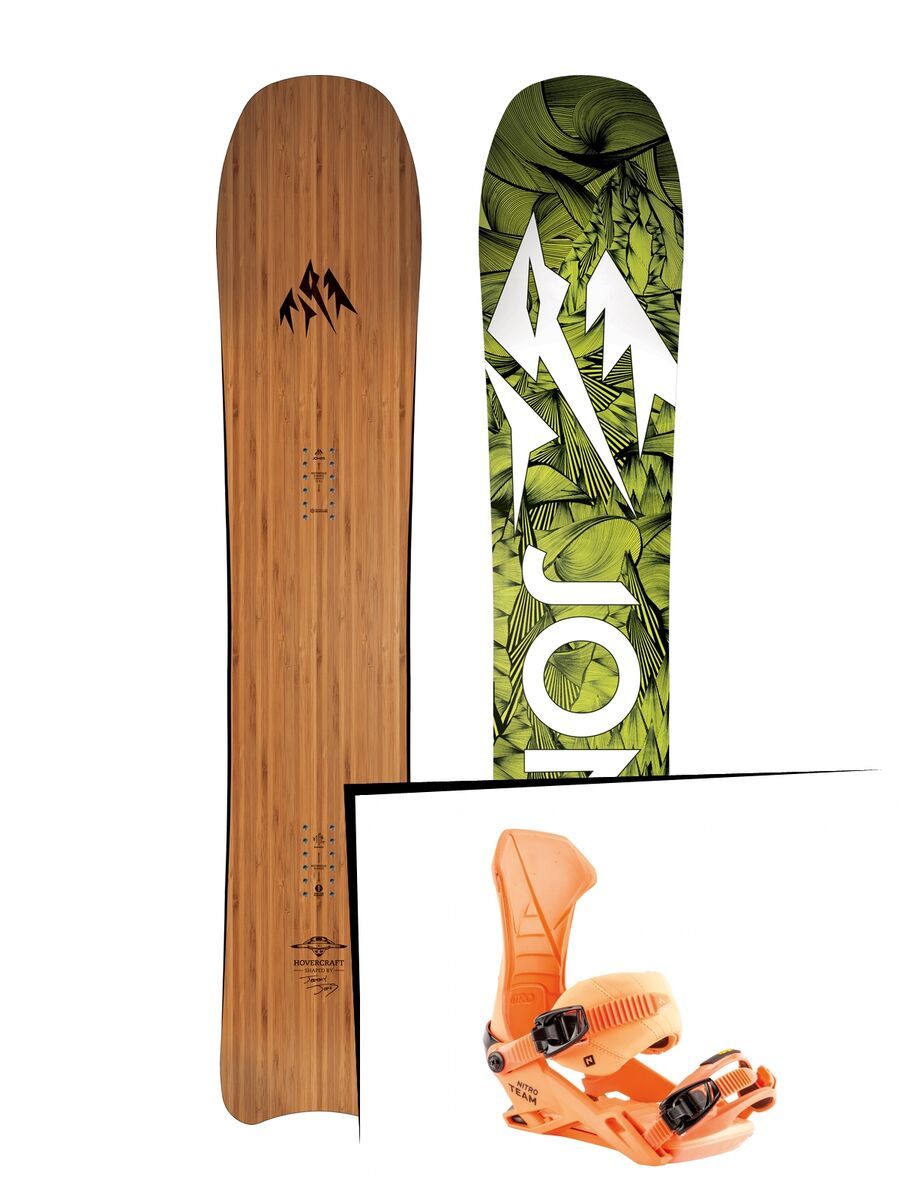 Set: Jones Hovercraft 2019 + Nitro Team muted brights series orange - Bild 1