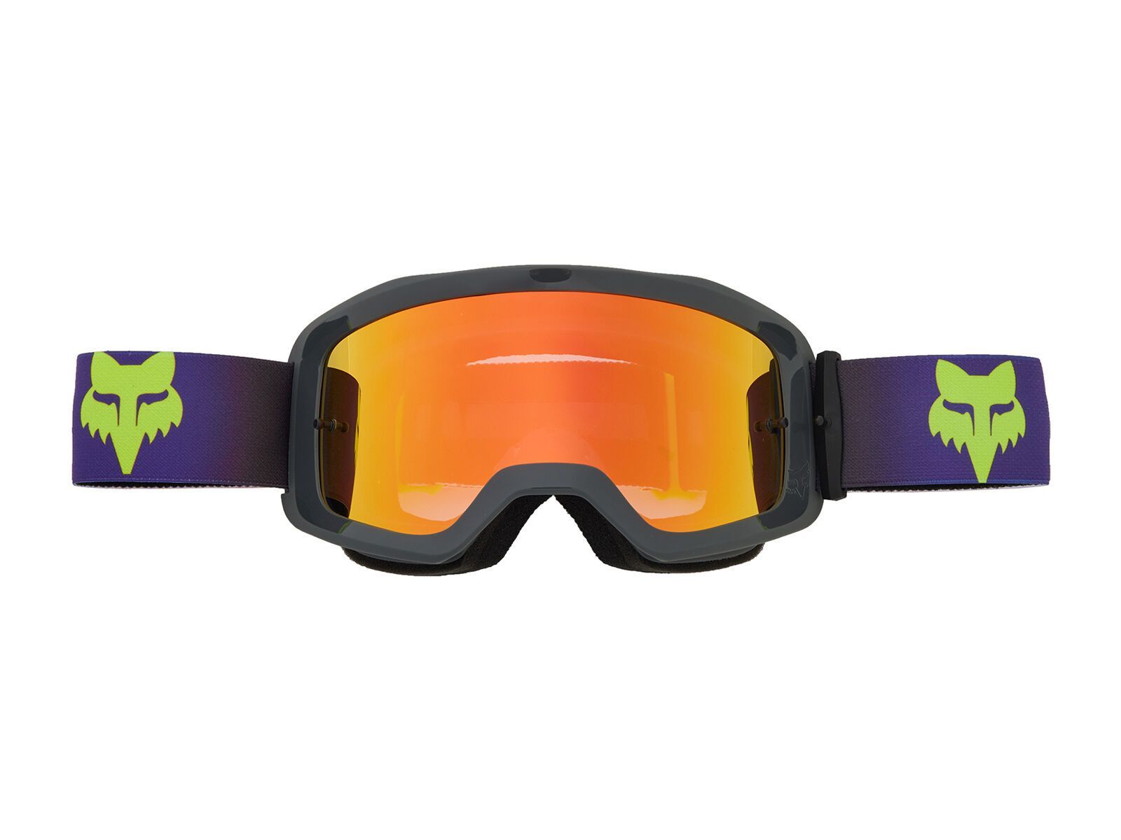 Fox Main Flora Goggle, Spark Mirrored/Track / dark indigo - Bild 1