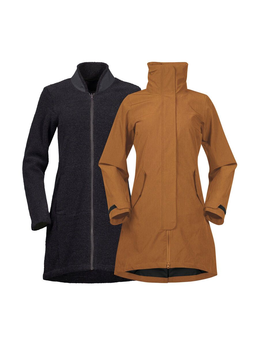 Bergans Oslo 3in1 W Coat, outer: desert melange/inner: solid charcoal - Bild 1