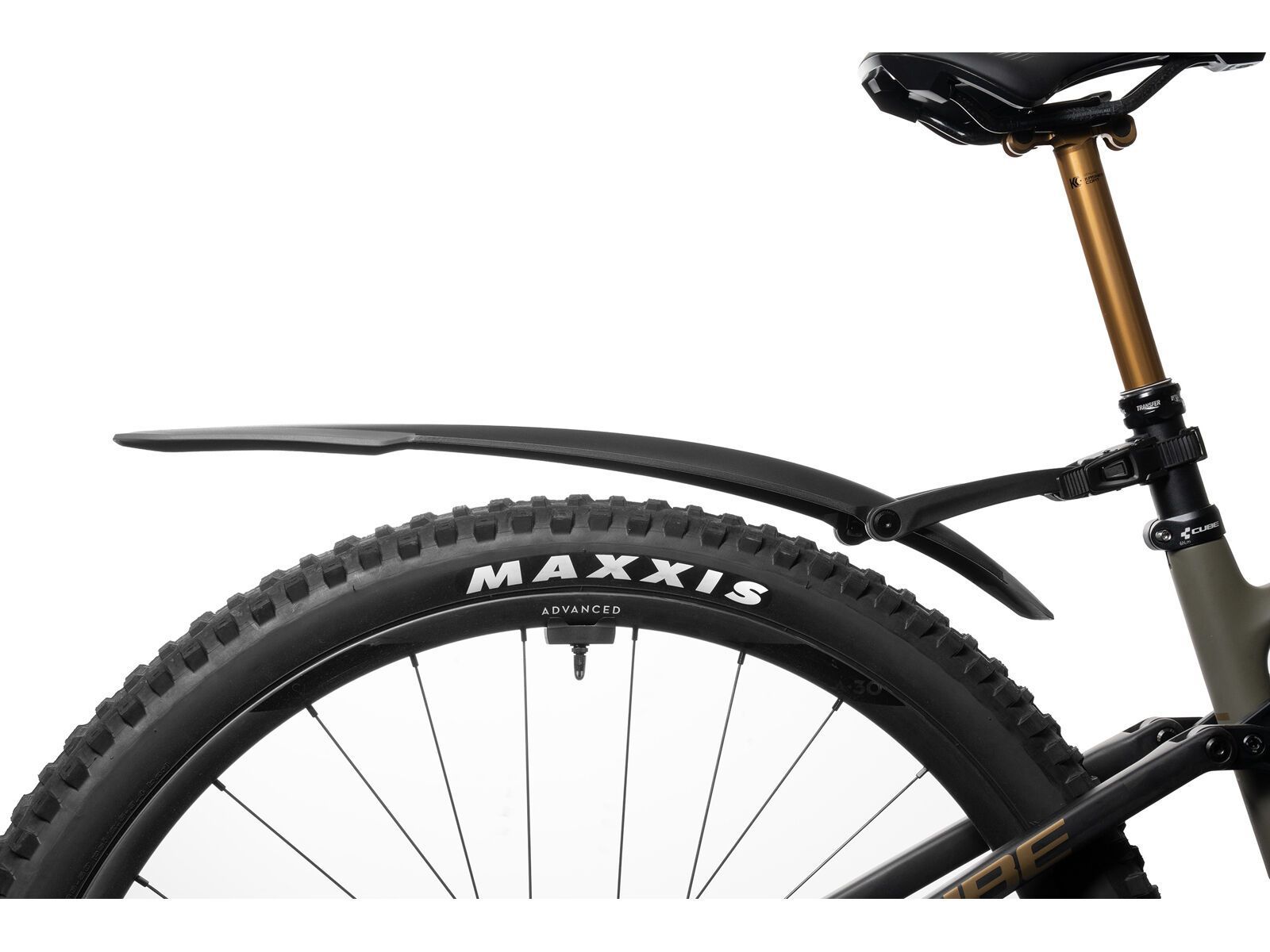 Cube Acid Steckschutzblech Vane Pro 27.5-29 Zoll Ratchet hinten, black´n´grey - Bild 5