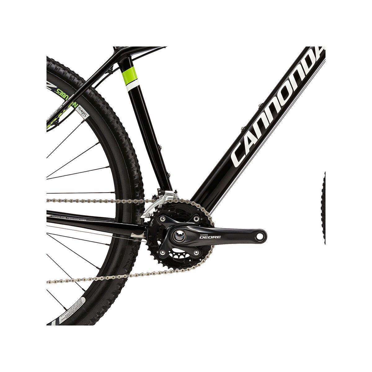 Cannondale F29 Carbon 4, jet black with berzeker green, magnesium white, gloss - Bild 3