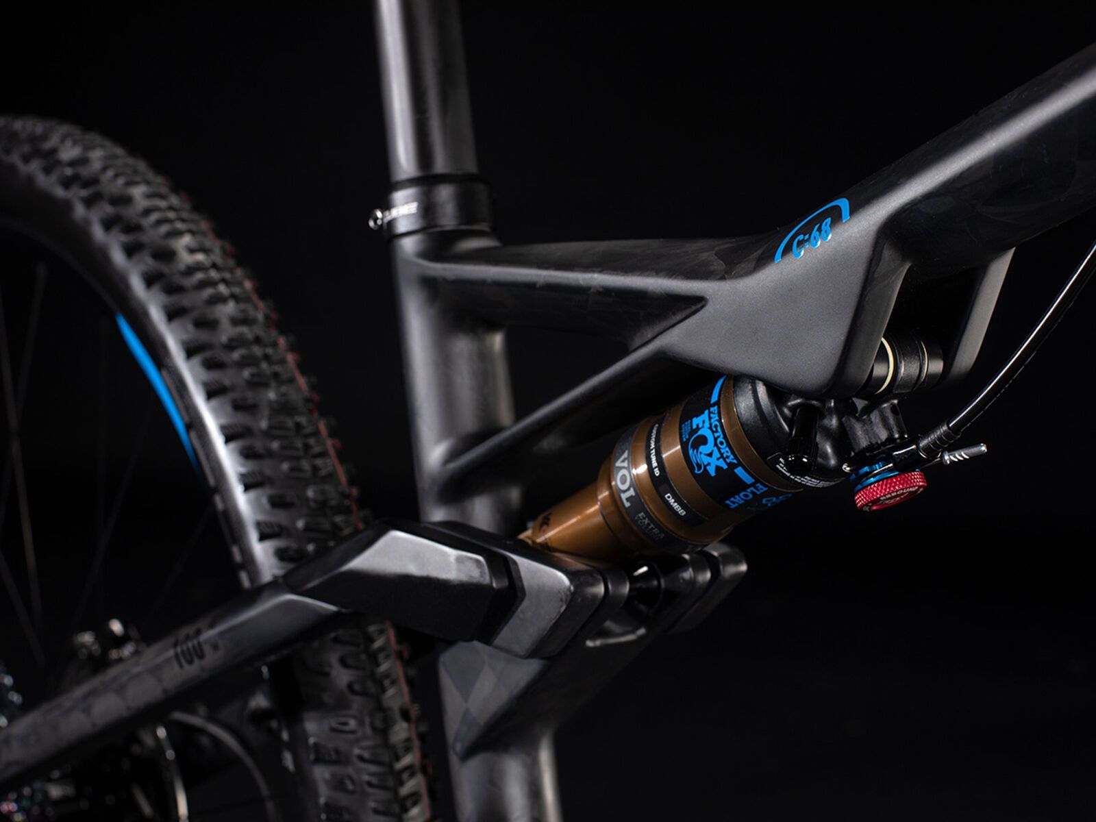 Cube AMS 100 C:68 SLT 29, carbon´n´blue - Bild 4