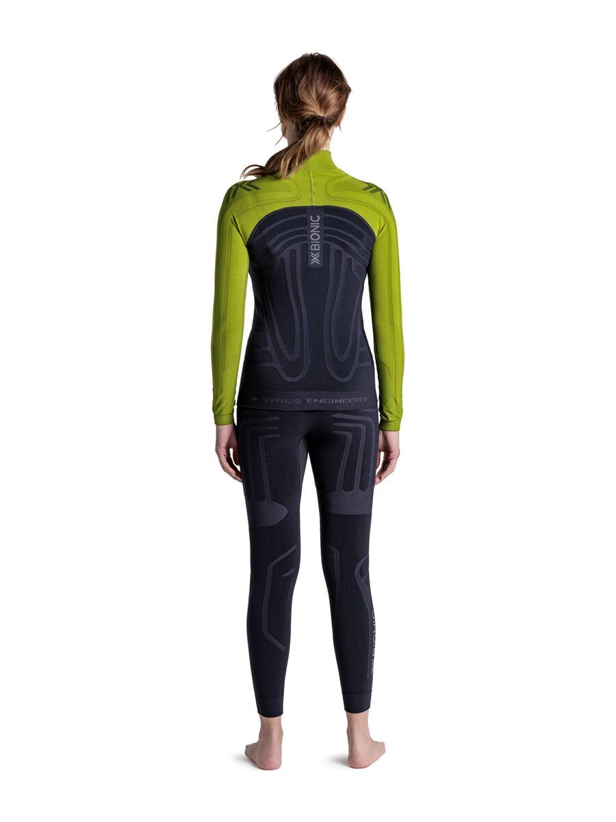 X-Bionic Heatloop Shirt LS Wmn, moss green/x black - Bild 5