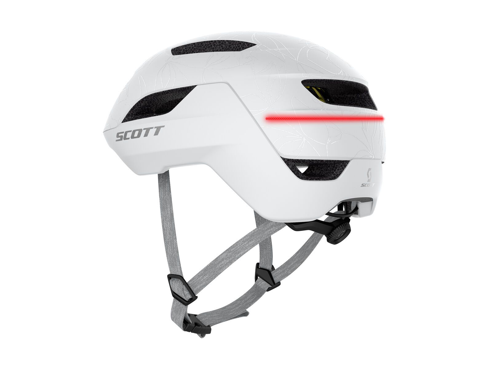 Scott La Mokka Plus Sensor Helmet, ice white - Bild 4